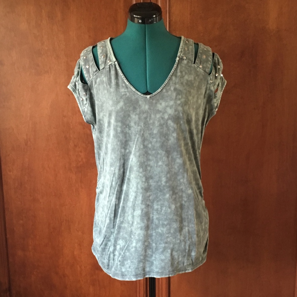 Rock & Republic Sage Green Top